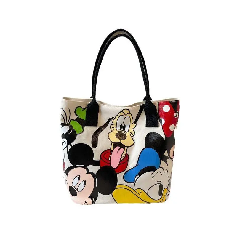 Pluto and Mickey Canvas Bag