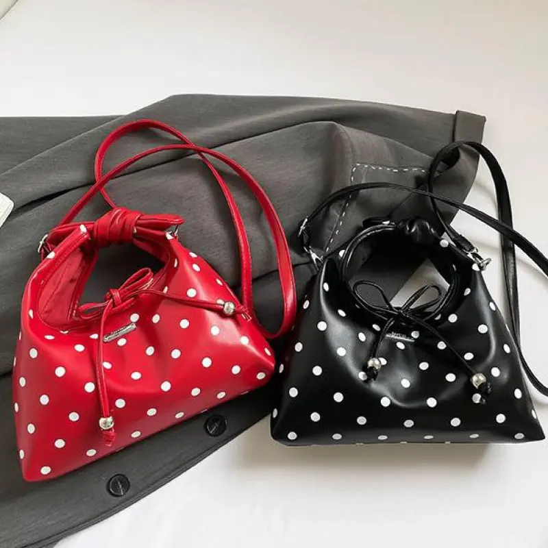 Leather Polka Dot Bags